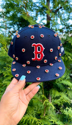 Rhinestone Fitted Hat